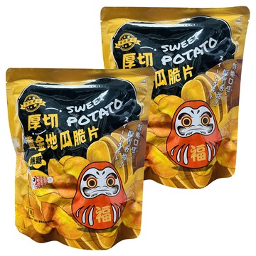 果然實在 豐淇厚切黃金地瓜脆片 焦糖風味  140g  2包