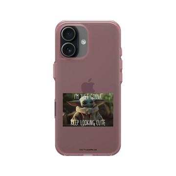 iPhone 17 Clear (相機按鈕) 晶醺玫 - Star Wars - The Mandalorian - 可愛古古