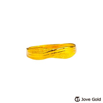【JoveGold漾金飾】私房假期黃金戒指