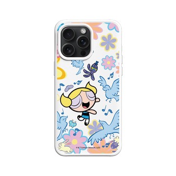 iPhone 15 Pro Max SolidX 白 - The Powerpuff Girls 飛天小女警 - 泡泡