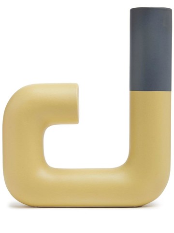 Nuove Forme - Pidou B-shape vase - unisex - ceramic - One Size - Green