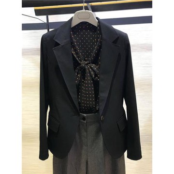 白領哥弟新新款2025春裝面試職業正裝彈力免燙小西裝外套女上衣