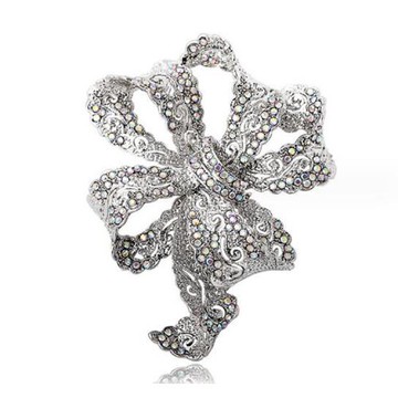 ANGEL 復古奢華蝴蝶結2用胸針別針(2色可選)