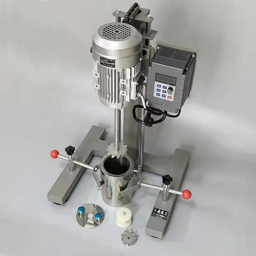 【台灣公司 可開發票】齊威實驗室涂料油墨小型分散機高速分散機油漆數顯高速分散攪拌機