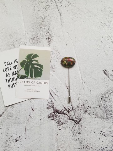 帝王石胸針天然寶石西裝胸花一字針插針