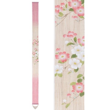 京都手繪細亞麻吊飾-花水木