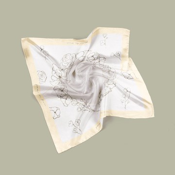 Make Today Amazing 真絲絲巾 100% silk | 70x70cm