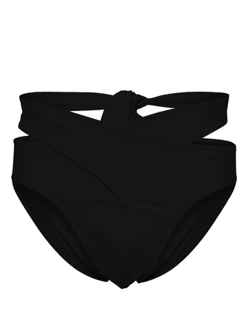 GmbH - crossover-strap swim thong - men - Elastane/Recycled Polyamide - L - Black