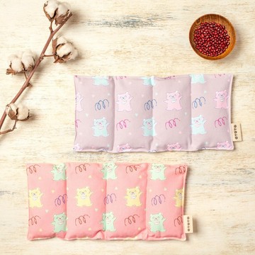 溫熱保養*療癒暖意 紅豆暖暖包│腹部用標準尺寸*歡樂小熊印花
