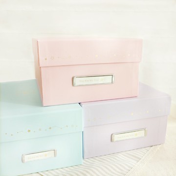 TO MY STAR / 鐵片禮物盒-2號 (4色) SBS-86 | 收納 包裝 禮物