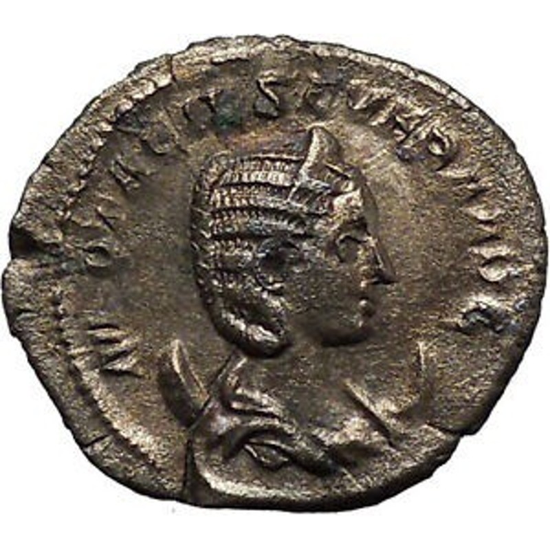 アンティークコイン Otacilia Severa 244AD Silver Ancient Roman Coin