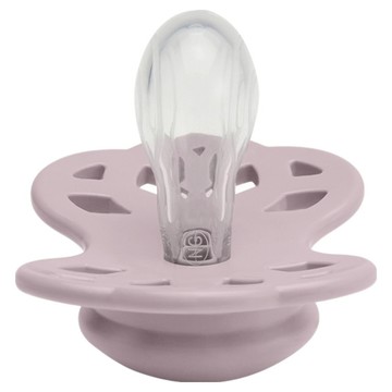 BIBS Infinity 雙扁型矽膠奶嘴  1個  淡紫色  0~6個月