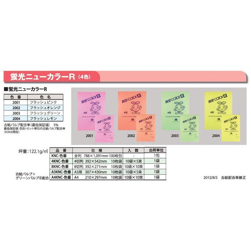 大王製紙 画用紙 再生 色画用紙 四ツ切サイズ 10枚入 みどり(緑)