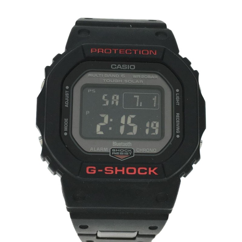 ソーラー腕時計・G-SHOCK/デジタル/BLK/BLK | LINEショッピング