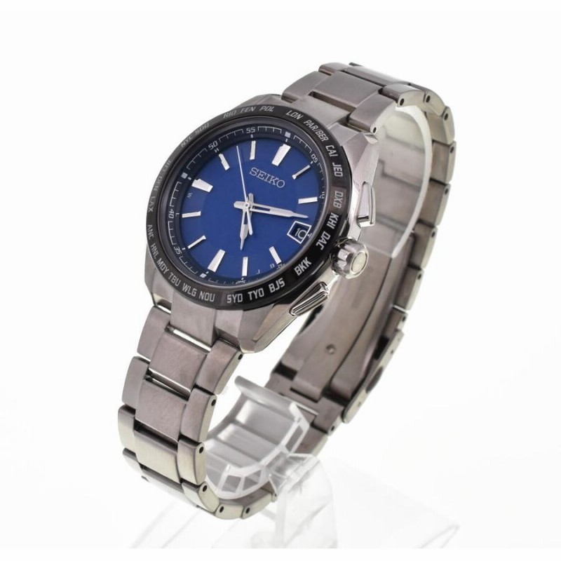 ☆未使用品【SEIKO】セイコー ブライツ チタン SAGZ089/7B27-0AC0 ソーラー電波 メンズ C#102494 | LINEショッピング