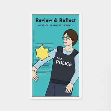 反向塔羅牌/行動卡 7 - 複習與反思