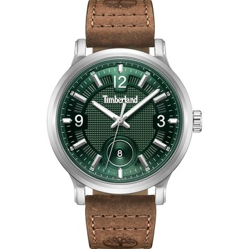 Timberland 天柏嵐 簡約 大三針 指針錶 石英錶 男錶-46mm綠 TDWGB0055901