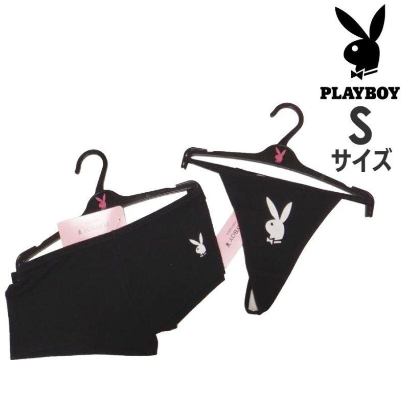 福袋 PLAY BOY プレイボーイ ブラック 黒 BLCK レディース 下着 Tバック ショーツ パンツ 2点セット Sサイズ |  LINEブランドカタログ