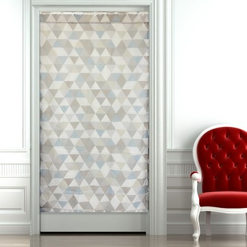 三角幾何雙層風水簾/門簾 88*176cm