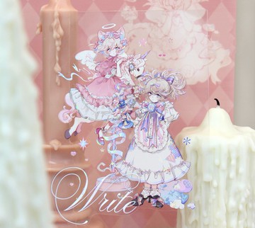 可莉安蜜戀  PET 琉璃光 人物 和紙膠帶   10米卷