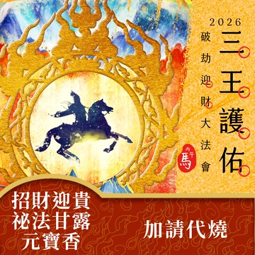 ★2026丙午年三王護佑破劫招財大法會-加請-招財迎貴祕法甘露元寶香(一盒8顆)(蓮花雨代燒化)