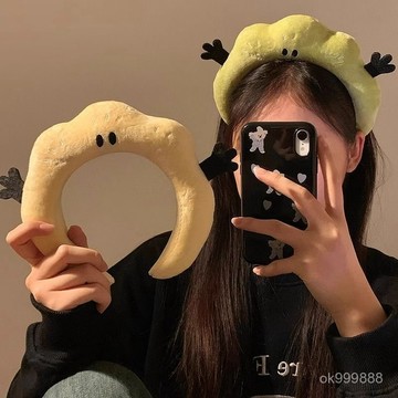 【台灣出貨】 髮箍 可愛髮箍 搞怪毛絨髮箍 
 秋冬頭箍 髮卡 洗臉敷麵膜洗漱專用束髮帶頭飾 OD1J