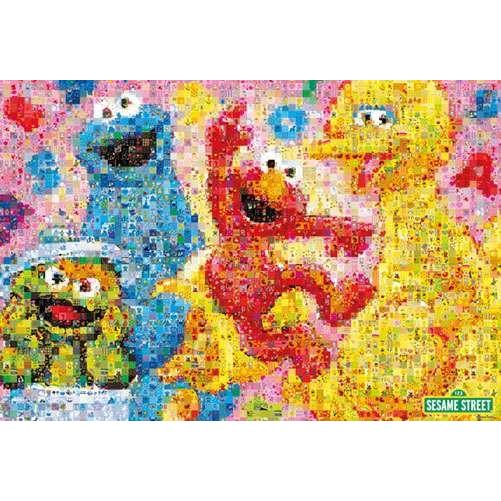 【国際ブランド】 モザイク　セサミストリート 31-366 ジグソーパズル 廃盤 1000ピース ジグソーパズル