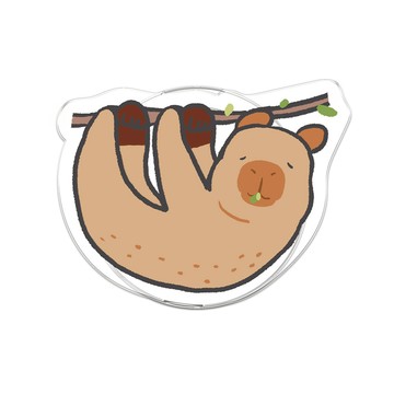 【插畫家聯名】查高插畫水豚當樹懶MagSafe氣囊支架