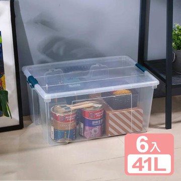 真心良品 KEYWAY聯府多利1號掀蓋整理箱41L-6入