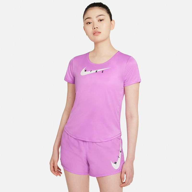 ゆうパケット可 ナイキ Tシャツ レディース スウッシュ ラン S S トップ Nike Cz9279 ピンク ウエア トップス ヨガ 半袖 597 通販 Lineポイント最大get Lineショッピング