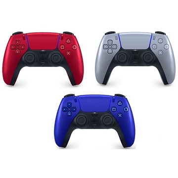 【SONY】PS5 DualSense無線控制器「地心」系列 火山紅/鈷藍色/亮灰銀《台灣公