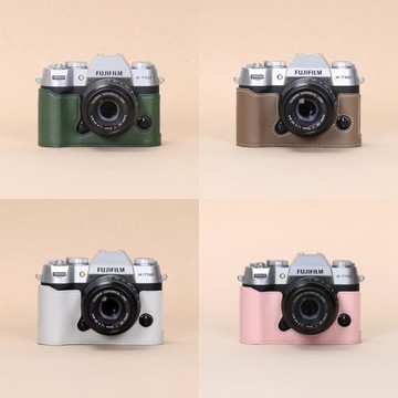 富士XT50保護套XS20XT30二代X100VIXT5相機包底座配件真皮套xm5