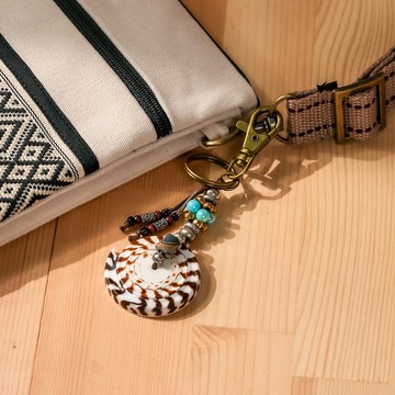 【原風藝站】追月芋螺鑰匙圈 | 原住民 族服 台灣印象