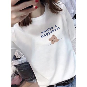 白色短袖打底衫女內搭2025年春秋夏新款體恤純棉正肩長袖t恤上衣