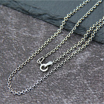 【巴黎精品】現貨+預購 S925手工純銀項鍊足銀泰銀項鏈子純銀首飾復古情人節禮物-鎖骨鏈男女飾品a1kj4