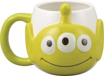 大賀屋 日貨 三眼怪 馬克杯 湯杯 馬克杯 水杯 咖啡杯 陶器 杯子 茶杯 杯 玩具總動員 正版 L00011360