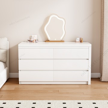 免運~最低價 奶油風實木六八鬥櫃臥室儲物櫃客廳靠墻收納五鬥櫃床尾置物櫃子