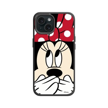 iPhone 15 SolidX 黑 - 迪士尼-米奇 Mickey - 米妮摀嘴