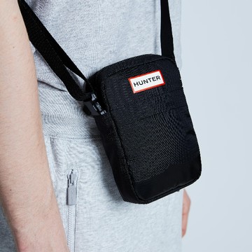 英國 HUNTER 經典尼龍腰間包-黑