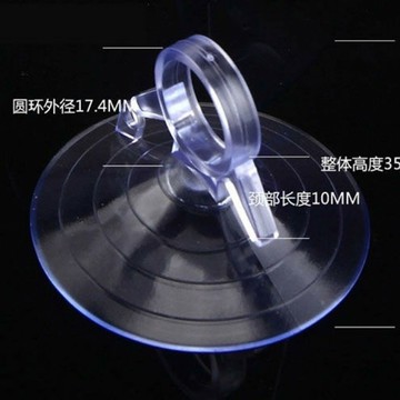 透明貼玻璃壁式魚缸承重固定蘑菇頭吸盤硅膠強力提器大號吸墻汽車