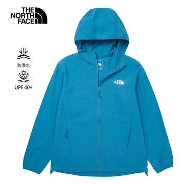 The North Face北面男款藍色DWR防潑水防風外套｜8BW86HO
