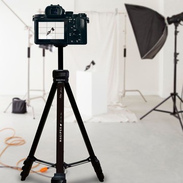 美極品【輕穩快開相機腳架】 萬用腳架 輕量三腳架  手機相機兩用