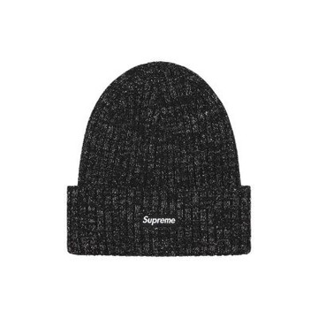 SUPREME OVERDYE BEANIE LUREX BLACK 毛帽 銀雪花黑 SS25BN3-LK [台灣現貨]