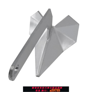 【全網低價 可打統編】 采購產品碳鋼三角錨游艇熱浸鍍鋅錨防腐和耐用沙錨鐵錨船用五金配件