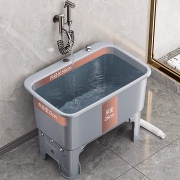 家用拖把池陽臺高腳洗拖布地盆衛生間墩布拖布池移動水池水槽池子J-18公司貨