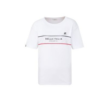 FILA 男短袖圓領T恤-白色 1TEA-1704-WT