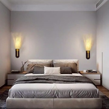 【台灣公司 可打統編】輕奢后現代氛圍旋轉壁燈設計師背景墻民宿客廳臥室床頭閱讀裝飾燈 m7213