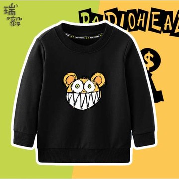 Radiohead電臺司令收音機頭圓領衛衣男女大中小兒童裝學生款長袖