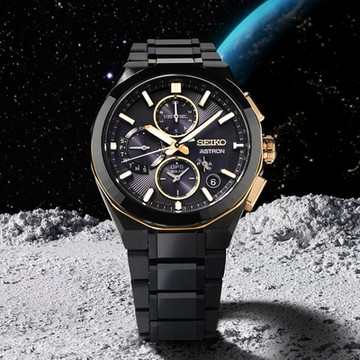 【黑標款】SEIKO 精工錶  Astron GPS衛星錶 Solar錶 鈦金屬錶 服部金太郎限量錶-5X83-0AB0G，SSH156J1
