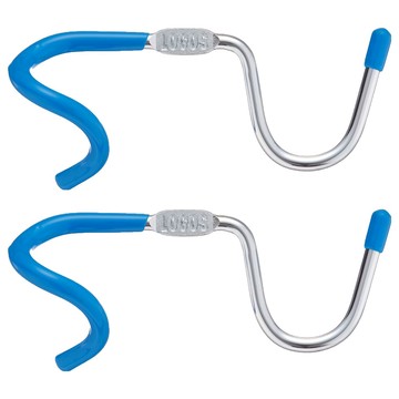 LOGOS 迷你萬用掛勾  銀色 + 藍色  1組